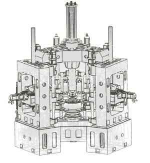 Kinerja tinggi vertikal berputar mesin